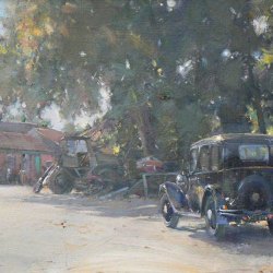 Home-Farm-and-the-Austin-12-Oil-10-x-12