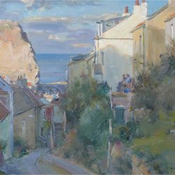 Last-light-Church-Street-Staithes