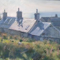 Sunlit-rooftops-Kilmory-Argyll