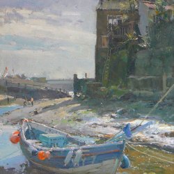 Bright-Morning-Staithes-Oil-10-x-12