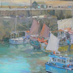 Sails-Drying-Newquay-14-x-10-Oil