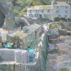 Sheltered-Moorings-Polperro-Oil-16-x-12