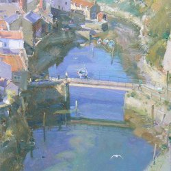 Staithes-from-a-High-Viewpoint-Oil-16-x-12