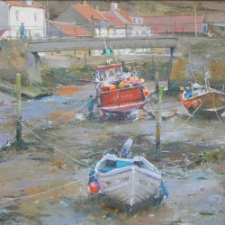 Winter-Moorings-Staithes-Oil-14-x-10