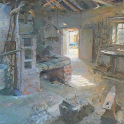 Old-Forge-Interior-Sandbeck-Oil-20-x-24