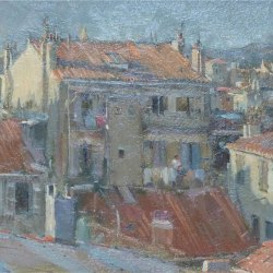 Rooftops-over-Marselles-evening-study