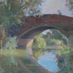 Bridge-on-the-Chesterfield-Canal-Oil-10-x-12