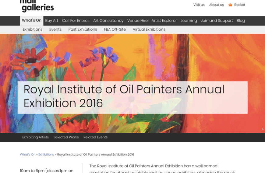 THE ROI ANNUAL EXHIBITION 2016