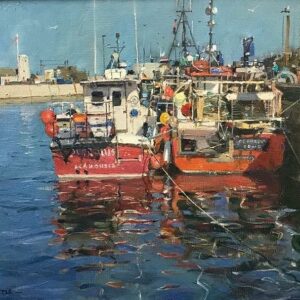 Breezy afternoon, Seahouses (SOLD)