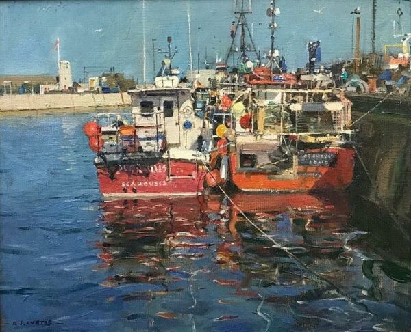 Breezy afternoon, Seahouses (SOLD)