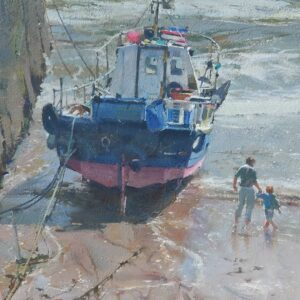 Incoming tide, Craster