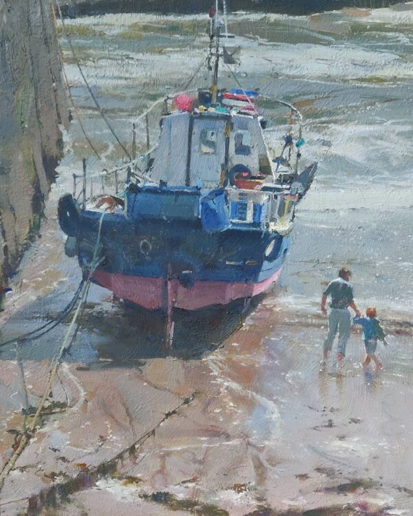 Incoming tide, Craster