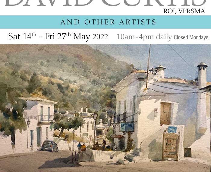 AN EXHIBITION OF WATERCOLOURS BY DAVID CURTIS, THE WINDRUSH GALLERY, MAY 2022