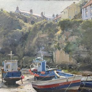 Beck side moorings, Staithes