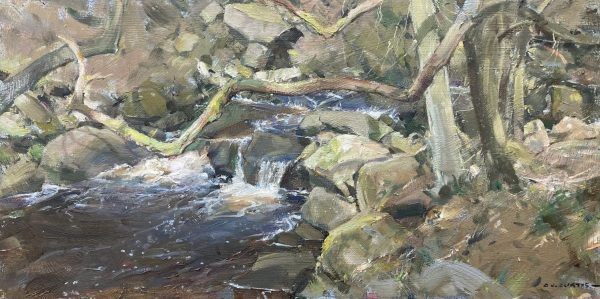 The stream through Padley Gorge (SOLD)