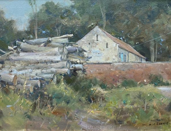 Timber stack, Sandbeck