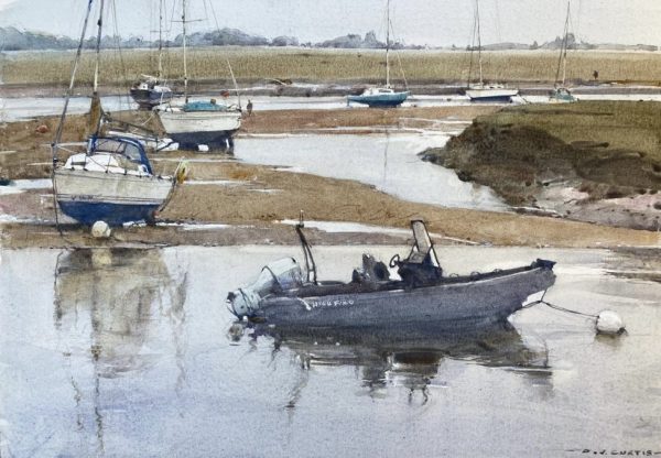 Still morning and low tide, Wells