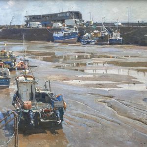 Reflections at Low Tide, Bridlington Harbour